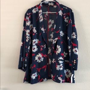 Women’s floral blazer